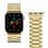 Armband Just in Case für Apple Watch 40/41/42mm aus goldenem Edelstahl