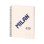 Cuaderno A4 Espiral Tapa Dura Milan 430 80 Hojas Pautado Beige
