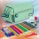 Estuche Portatodo Triple Grafoplás Bits and Bobs Mint Soft
