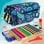 Estuche Portatodo Triple Grafoplás Bits and Bobs Design Beach