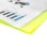Cartella Liderpapel A4 con 20 buste trasparente giallo fluor