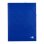 Cartella Liderpapel Formato Folio Prolungato Chiusura Elastico Cartone Rivestito Blu