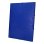 Cartella Liderpapel Formato Folio Prolungato Chiusura Elastico Cartone Rivestito Blu
