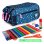 Estuche Escolar Triple Grafoplás EcoDesign ColePack con Material Incluido y tarjeta horaria