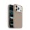 Funda para móvil OtterBox Symmetry Cactus Leather Cover case Gris claro para iPhone 17 Pro