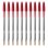 Bic - Set di 10 penne BIC Cristal Original Rosse