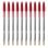 Bic - Set di 10 penne BIC Cristal Original Rosse