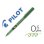 Penna Roller Pilot V7 Hi-tecpoint 0.7 mm Verde Set di 6