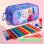 Estuche escolar Karactermania Disney Frozen 2 Dear Triple Portatodo Lila