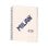 Cuaderno Milan 430 A5 Espiral Tapa Dura 80 Hojas Pautado Beige