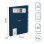Cuaderno A5 Espiral Tapa Dura Milan 430 Cuadriculado 80 Hojas 95gr Azul