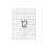 Etiquetas Adhesivas Q-Connect KF10657 A4 12 Etiquetas 105x48 mm Copia Laser Inkjet