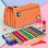 Estuche Portatodo Cuádruple Grafoplás Bits and Bobs Coral