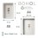 Set de 5 Organizadores de Cajones Tatay Bohol Sky White Plástico Reciclado