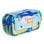 Estuche Portatodo Triple Milan Blue Odyssey Azul Amarillo Verde