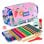 Astuccio Triplo Milan Green & Grow con Cerniere Resistenti e Materiale Scolastico Incluso