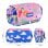 Astuccio Triplo Milan Green & Grow con Cerniere Resistenti e Materiale Scolastico Incluso