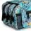 Estuche Portatodo Triple Grafoplás Bits and Bobs Design 23 x 10 x 10 cm Poliéster