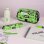 Astuccio Triplo Milan Tandem con Materiale Scolastico, Resistente Poliestere Incluso
