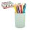 Portalápices Plastic Forte Rattan Set 2 Unidades Rosa