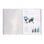 Cartella Liderpapel A4 con 40 Buste Trasparente Lavanda