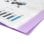 Cartella Liderpapel A4 con 40 Buste Trasparente Lavanda