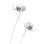 Auriculares Baseus ENCOK HZ11 com cabo 3,5 mm para chamadas e desporto brancos