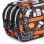 Estuche Portatodo Triple Milan Fingers Con 4 Cremalleras