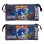 Estojo Escolar Triplo Portatodo Karactermania Sonic 2 Cremalheiras Azul