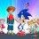 Estojo Escolar Triplo Portatodo Karactermania Sonic 2 Cremalheiras Azul