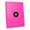 Cartella Scolastica A4 Antartik 3 Sostegni Elastico Fucsia