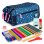 Estuche Escolar Triple Design ColePack Grafoplás con 40 Utensilios Incluidos, 3 compartimentos