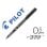 Penna Roller Ball Pilot V7 Hi-tecpoint 0.7 mm Inchiostro Nero