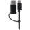 Ratón LMP Elite Pro USB Tipo C 6400 DPI Negro Ergonomía Mano Derecha