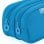 Officebox Colorline - Custodia Doppia con Chiusura Lampo Fucsia