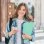 Cartella Liderpapel A4 con 20 buste trasparenti, colore Verde Manzana