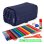Astuccio Triplo Colepack Eco Officebox con Materiale Scolastico Incluso Blu Marina