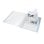 Cartella per fogli plastica A4 Liderpapel con 40 buste trasparenti celeste