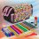 Borsa Triple Officebox Flowers con Materiale Scolastico Incluso
