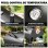 Outsunny Barbacoa De Carbón Portátil Con Asador Eléctrico Estantes Plegables