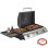 Outsunny Barbacoa De Gas Bbq Gas Con 3 Quemadores 7,5 Kw Con Plancha Negro