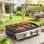 Outsunny Barbacoa De Gas Con 3 Quemadores 7,5 Kw Plancha Rejilla Calentadora
