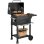 Outsunny Barbacoa De Carbón Con Termómetro Parrilla De Acero Estante Y Ruedas