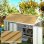 Outsunny Juego De 12 Paneles Para Tejado De Acero Galvanizado 129x45cm Natural