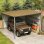 Outsunny Juego De 12 Paneles Para Tejado De Acero Galvanizado 129x45cm Natural