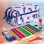 Estuche Escolar Triple Design ColePack Grafoplás con 40 Utensilios Incluidos, compacto