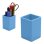 Portapenne Officebox Colorline Ultra-Soft Blu Chiaro