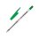 Bolígrafo Q-Connect Transparente Verde Medio Pack 50 Unidades
