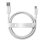 Cable USB PanzerGlass empower Racing 60W USB-A a USB-C 1.2M Blanco