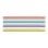 Righello Triangolare Milan New Look - Pack da 4 da 15 cm in Plastico Rigido Trasparente